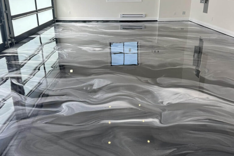 metallic epoxy garage floor coating
